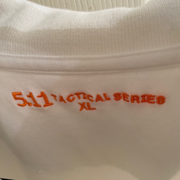 5.11 Tactical Series Mens XL White Polo Shirt - Picture 5 of 9